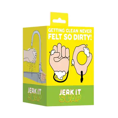 Shots Toys - Jerk It Soap. Zabawne mydelko w ksztalcie dloni, wysokiej jakosci skladniki myjace, humorystyczny prezent z praktycznym zastosowaniem