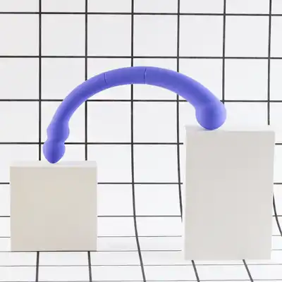 Good Vibes Only - Double End Vibrator Leah - Purple. Wibrator podwójny, o 10 cudownych trybach wibracji, wykończone ultra gładkim silikonem