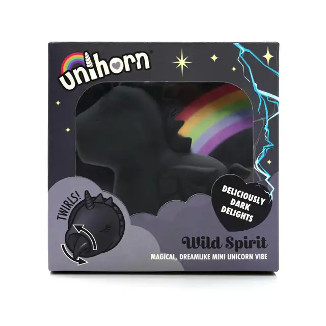 Unihorn - Wild Spirit. Oralny stymulator łechtaczki z ruchomym językiem, kształt jednorożca. Poznaj krainę zapierających dech w piersiach orgazmów