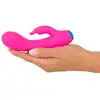 Bunt. - rabbit vibrator - wibrator z króliczkiem dla podwójnej przyjemności! Uroczy różowy kolor