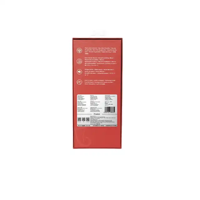 Viotec - Manto G-Spot Massager Red. Wibrator do punktu G z intuicyjnym ekranem LCD, stylowy i jakościowy dodatek do kolekcji