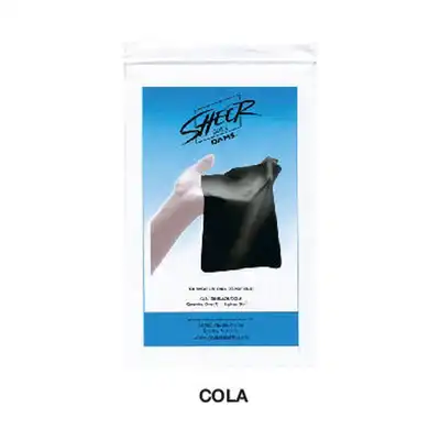 Sheer Glide - Dental Dams Glyde Black Cola 1 szt. Czarna maska oralna o zapachu coli wykonana z cienkiego naturalnego lateksu. Gwarancja bezpieczeństwa i przyjemności. 