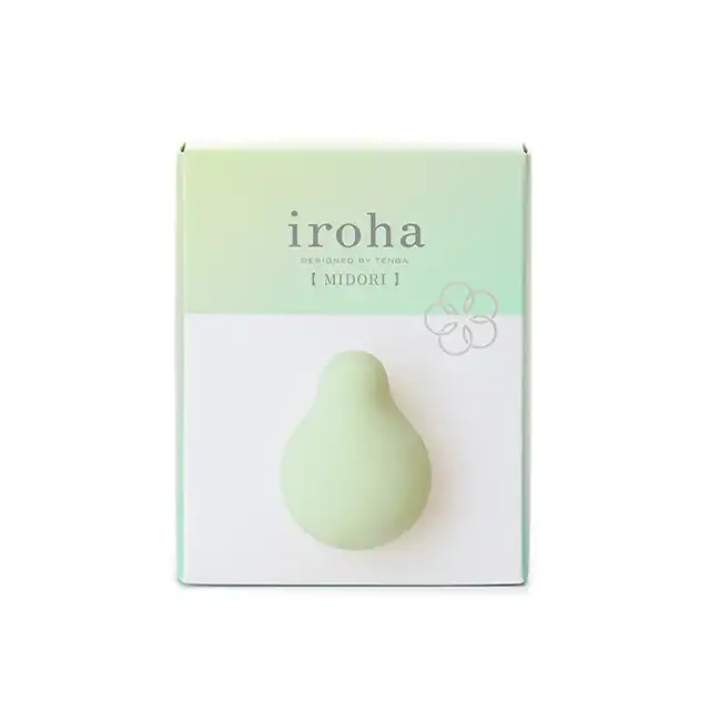 Iroha by Tenga - Midori. Elegancki i super miękki stymulator łechtaczkowy. Genialnie miękka i aksamitna powłoka zapewniająca przyjemność