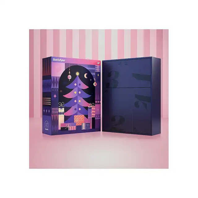 Satisfyer - Christmas Advent Box. Zestaw upominkowy w formie kalendarza adwentowego. Specjalnie wyselekcjonowane gadżety ucieszą każdego obdarowanego