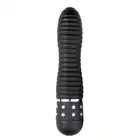 Easy Toys - Mini Vibrator Ribbed - Black - czarny wibrator bullet. Luksusowe diamenciki