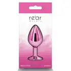 Rear Assets - Petite Pink 6 cm. Mała, różowa, metalowa wtyczka analna z kryształkiem. Szyk i elegancja. 