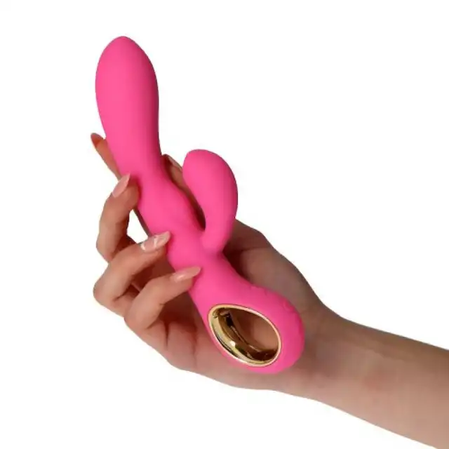 Toyz4Lovers - Handy G-Double Touch Rabbit Vibrator - wibrator z króliczkiem. Elegancki design 