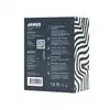 Zini - Janus Anti Shock Medium Black. Silikonowy stymulator prostaty o ergonomicznym i super stymulującym kształcie, prosta konstrukcja o genialnym działaniu