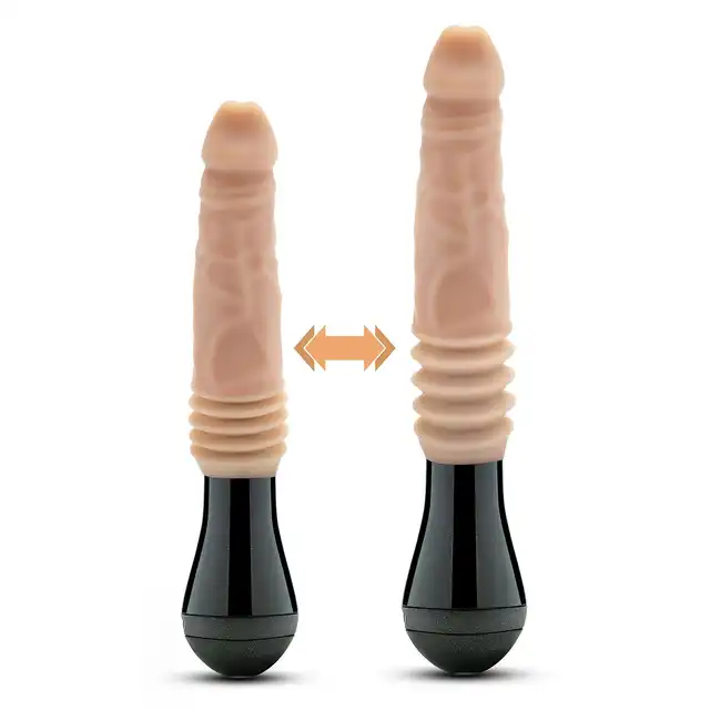 Dr. Skin - Dr. Knight Vibrator. Realistyczny wibrator z funkcją ruchu posuwistego, obrotowego i wibracji. Najnowocześniejsza technologia do ultra stymulacyjnej penetracji