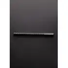 Shots Steel - Dipstick Ribbed 1,2 cm średnicy. Dilator ze stali nierdzewnej o intensywnie teksturowanej powierzchni