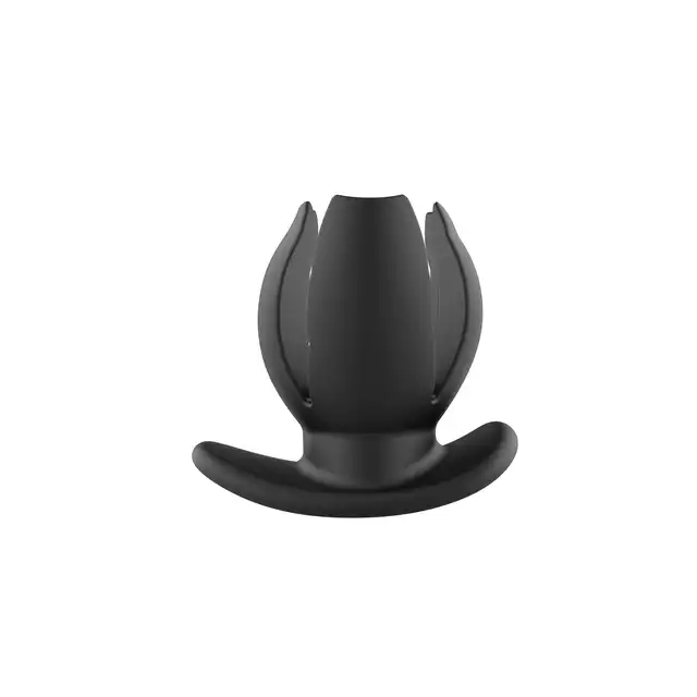 Extreme - Wtyczka Spreader 4-Way Plug. Czarny plug analny z funkcją tunelu oraz rozwieracza. Niesamowite doznania i możliwości. Wysokiej jakości silikon. 