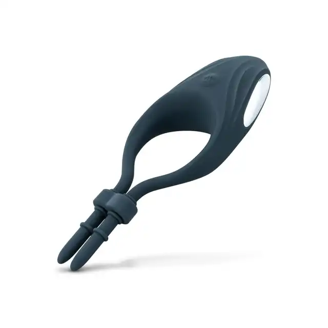 Boners - Adjustable Cockring. Regulowany, silikonowy, wibrujący ring na penisa z 10 trybami. Odkryj nowe oblicza przyjemności