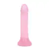Toyz4Lovers - Camillo Transparent Pink. Przejrzyste, różowe dildo z przyssawką i wyraźnymi żyłkami. 20,m cm długości, 3,5 cm średnicy