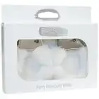 Bestseller - Soft White Handcuffs. Metalowe, doskonałe dla par kajdanki z białym, miękkim futerkiem. Doskonała opcja na urokliwe zniewolenie.  
