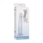 Real Rapture - Dildo Clear Flavour Small - realistyczne dildo z przyssawką. Przezroczyste
