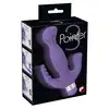 You2Toys - 3 Pointer Purple. Wszechstronny fioletowy wibrator z zakrzywioną końcówką, stymulatorem łechtaczki i stymulatorem odbytu, oferuje 5 trybów wibracji