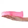 Toyz4Lovers - Nico Transparent Pink. Przejrzyste dildo w kolorze różowym z mocną przyssawką. 20 cm długości, 4,5 cm średnicy