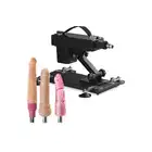 Scala - Sex Machine Vibrator 3 Dildo. Mała, stabilna sex maszyna z 3 dildami. Mocne pchnięcia i do 420 ruchów na minutę
