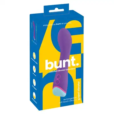 Bunt. - G-spot vibrator - wibrator punktu G z elastyczną główką. Dodaj sobie przyjemności