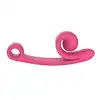 Snail Vibe - Curve Vibrator Pink USB. Innowacyjny wibrator z rozwijającym się stymulatorem łechtaczki. 2 potężne silniczki i nowe doznania!