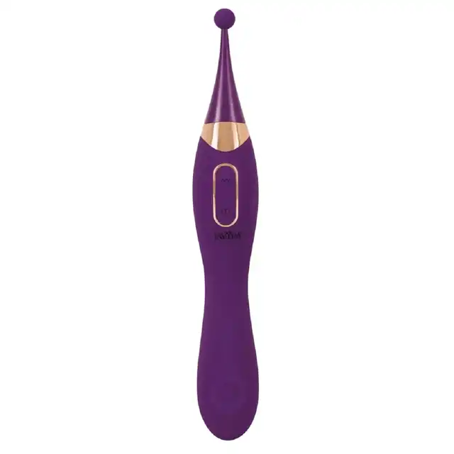 Javida - Slapping Orgasm Pen. Dwustronny, fioletowy wibrator do precyzyjnej stymulacji punktu G oraz łechtaczki. 