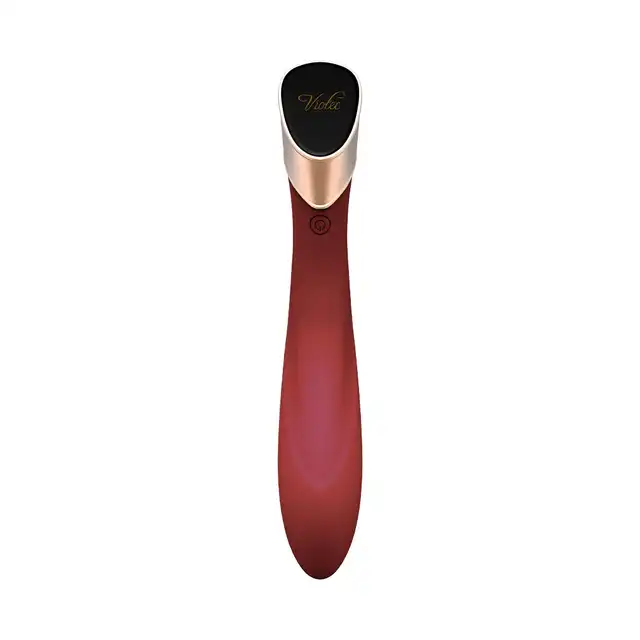 Viotec - Manto G-Spot Massager Red. Wibrator do punktu G z intuicyjnym ekranem LCD, stylowy i jakościowy dodatek do kolekcji