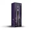 Rocks Off - The-Vibe 2 Prostate Vibrator with Remote Control. Nowoczesny, czarny stymulator prostaty z podwójnym ringiem i pilotem 