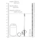 Ouch! - Dilator Stick. Sonda do cewki moczowej o średnicy 0,76 cm. Precyzja i głębia stymulacji dla lubiących eksperymenty. 