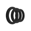 Easy Toys - Silicone Cock Ring 3 Piece Set. Zestaw trzech silikonowych ringów erekcyjnych, wydłużenie stosunku i wzmocnienie erekcji
