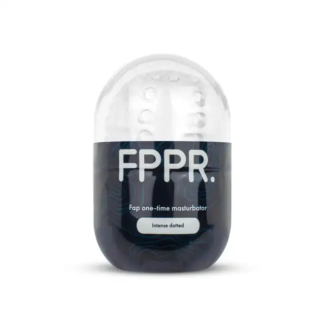 FPPR - Fap One-time Dotted Texture. Jednorazowy masturbator w kompaktowej formie, ultra stymulujący z unikalną teksturą kropek