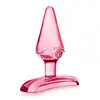 Play With Me – Jolly Plug Pink. Różowa, mała wtyczka analna z szeroką podstawą wykonana z elastycznego, miękkiego TPE