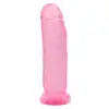 Toyz4Lovers - Nico Transparent Pink. Przejrzyste dildo w kolorze różowym z mocną przyssawką. 20 cm długości, 4,5 cm średnicy
