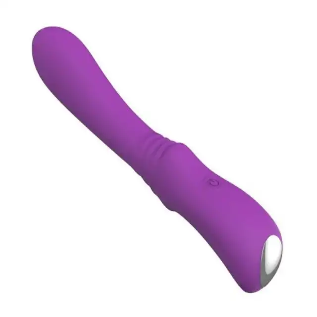 Elys – Convex Purple USB. Fioletowy silikonowy wibrator z delikatnym kształcie S. Doskonały do stymulacji punktu G. 9 trybów wibracji