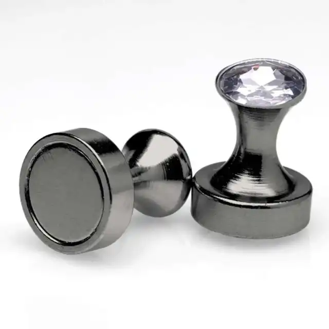 Black Line - Magnetic Power Pins Nipple Clamps. 