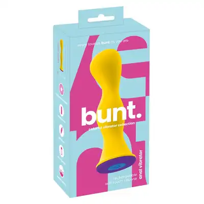 Bunt. - Anal vibrator - wibrator analny z giętką główką. Wodoodporny i w elektryzującym kolorze!