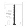 OUCH! - Stacked Anal Snake 20''. Ogromne dildo analne z przyssawką o długości ponad 50cm, warstwowy wzór o stopniowych zwężeniach