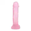 Toyz4Lovers - Camillo Transparent Pink. Przejrzyste, różowe dildo z przyssawką i wyraźnymi żyłkami. 20,m cm długości, 3,5 cm średnicy
