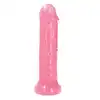 Toyz4Lovers - Ercole Transparent Pink. Duże, realistyczne, przejrzyste różowe dildo z mocną przyssawką. 34 cm długości, 6,2 cm średnicy