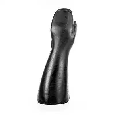 All Black - AB 59, 16 cm średnicy. Duże, czarne dildo do fistingu w kształcie pary rąk. Doskonałe dla fanów ekstremalnego rozciągania