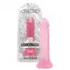 Toyz4Lovers - Camillo Transparent Pink. Przejrzyste, różowe dildo z przyssawką i wyraźnymi żyłkami. 20,m cm długości, 3,5 cm średnicy