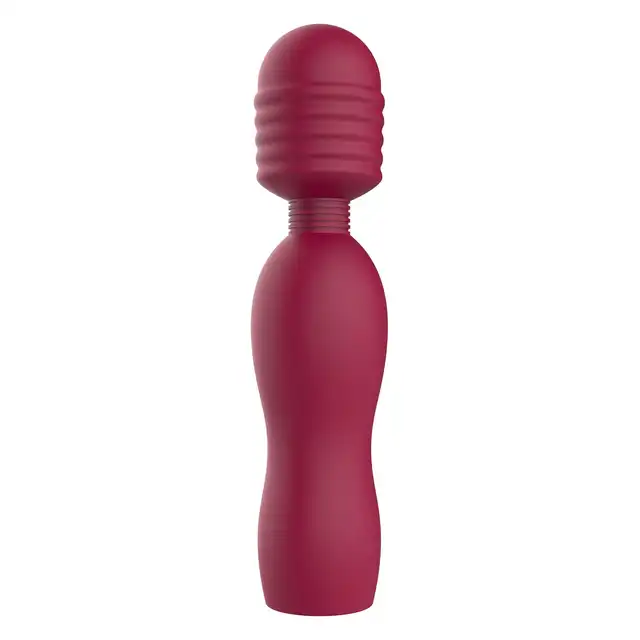 Dream Toys - Glam Travel Wand. Bordowa,e elegancka mini, magiczna różdżka doskonała do zabrania w podróż!