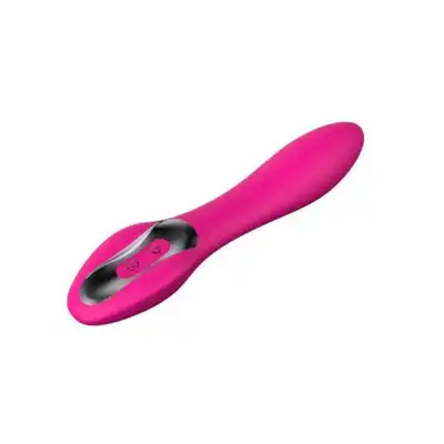 Elys – Concave Pink USB. Różowy, wykonany z silikonou wibrator do stymulacji punktu G. Intrygujący wklęsły design. 