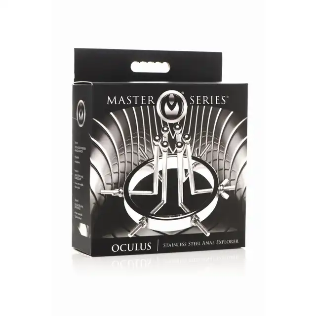 Master Series - Oculus Stainless Steel Anal Explorer. Ekstremalny wziernik analny ze stali nierdzewnej o max. rozwarciu 10 cm. Mocne doznania!