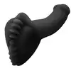 Banana Pants - Shagger Black. Uniwersalna silikonowa nakładka stymulacyjna na podstawę dildo, liczne wypustki dla intensywnej stymulacji