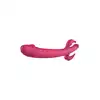 Dream Toys - Essentials Anywhere Pleasure Vibe Pink. Wszechstronny wibrator ze stymulacją analną, waginalną i łechtaczkową. Aż 4 końcówki!