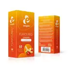 EasyGlide - Flavored Condoms  10 szt. Prezerwatywy w różnych owocowych smakach o średnicy 54 mm. Dla różnorodnych  wrażeń