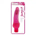 Toyz4Lovers - Jammy jelly sharp glitter pink Vibrator - wibrator żelowy z brokatem. Różowy!