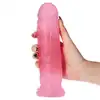 Toyz4Lovers - DiegoTransparent Pink. Różowe, transparentne realistyczne dildo z mocną przyssawką. 21,5 cm długości, 6 cm średnicy