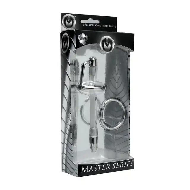 Master Series - Flexible Cum-Thru Plug. Profesonalna zatyczka do cewki moczowej z możliwością kontroli przepływu. 