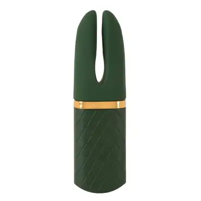 Emerald Love - Luxurious Split Tip Vibrator. Mini stymulator z elastycznymi ramionami. Doskonały do pieszczot łechtaczki, sutków czy jąder. Multi zadaniowy!
